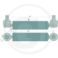 GRANIT Siłownik układu kierowniczego 38715033 - Sklep PoltechParts