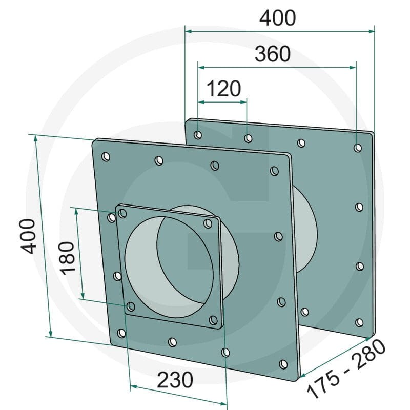 GRANIT Przepust ścienny 40504052765 - Sklep PoltechParts