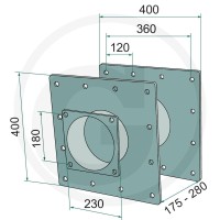 GRANIT Przepust ścienny 40504052765 - Sklep PoltechParts