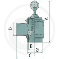 B&P Ogranicznik ciśnienia 4055100200011 - Sklep PoltechParts