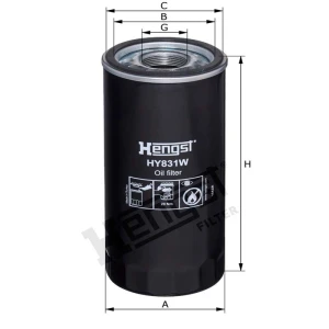 Hengst Filtr oleju 12081896