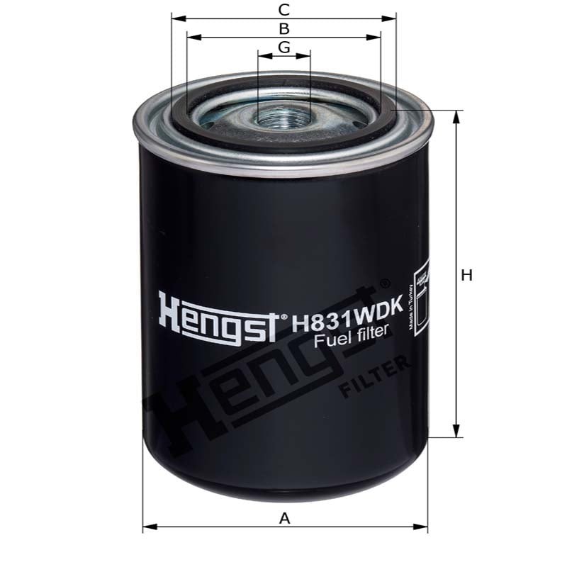 Hengst Filtr paliwa 12081899 - Sklep PoltechParts