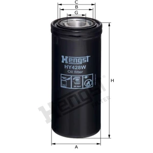Hengst Filtr oleju 12076490