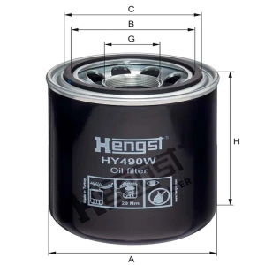 Hengst Filtr oleju 12089741