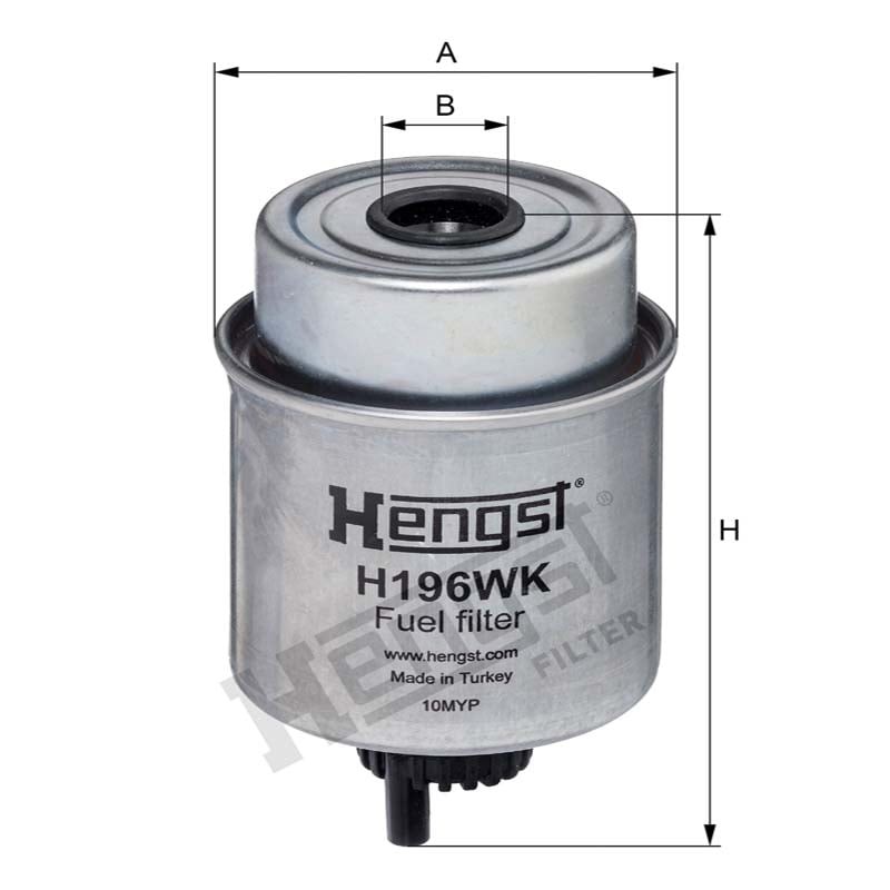 Hengst Filtr paliwa 866H196WK - Sklep PoltechParts