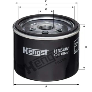 Hengst Filtr oleju 12080695