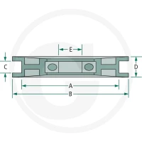GRANIT Rolka zwrotna 31270110 - Sklep PoltechParts