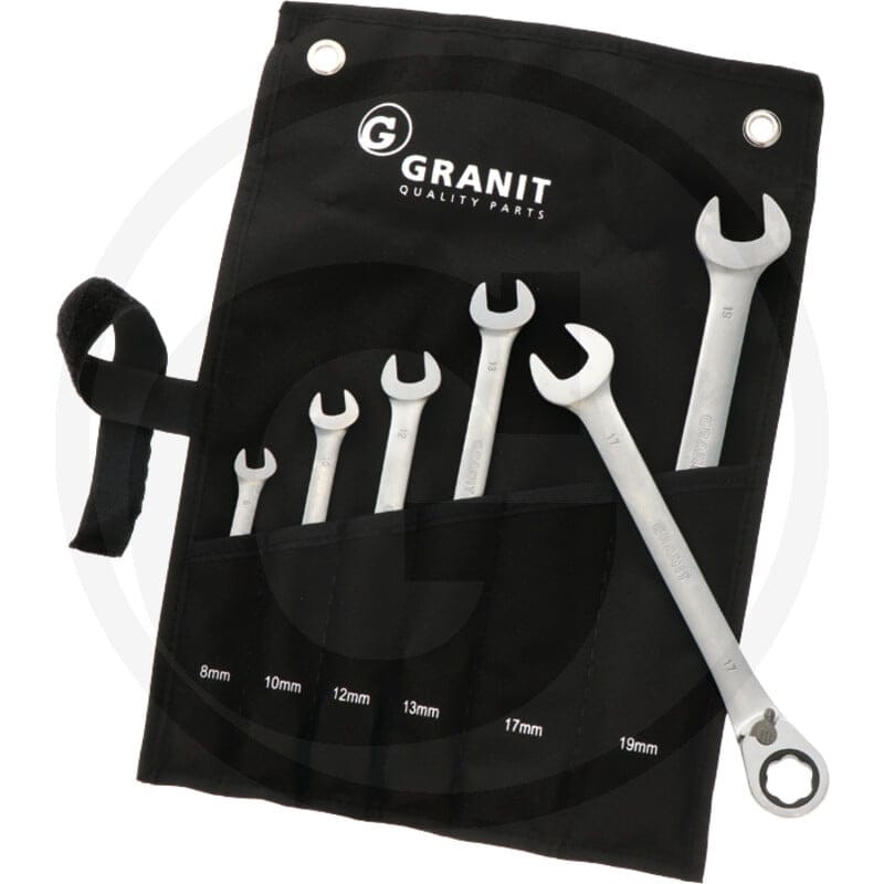 GRANIT BLACK EDITION Zestaw kluczy z grzechotką HeavyGrip 7301353 - Sklep PoltechParts