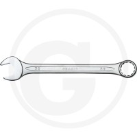 GRANIT BLACK EDITION Klucz szczękowo-oczkowy, kątowy, 32 mm 7301377 - Sklep PoltechParts