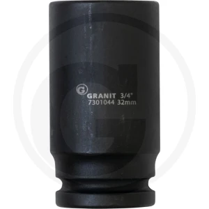GRANIT BLACK EDITION 3/4" nasadka udarowa sześciokątna, długa, 32mm 7301044