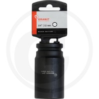 GRANIT BLACK EDITION 3/4" nasadka udarowa sześciokątna, długa, 32mm 7301044 - Sklep PoltechParts