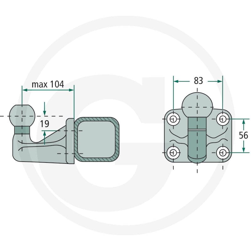 Rockinger Kula z kołnierzem 787KK370 - Sklep PoltechParts