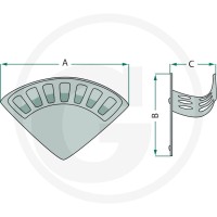 GRANIT Mocowanie naścienne węża 26070463 - Sklep PoltechParts