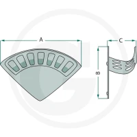 GRANIT Mocowanie naścienne węża 26070462 - Sklep PoltechParts