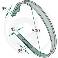 GRANIT Osłona podbieracza 6471125420501F - Sklep PoltechParts