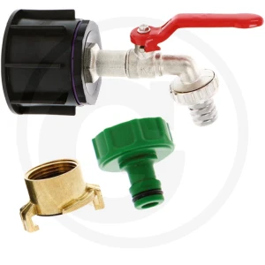 GRANIT Zestaw adapterów IBC z mosiężnym zaworem 26071463