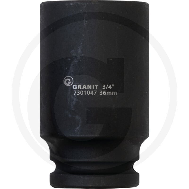 GRANIT BLACK EDITION 3/4” Nasadka udarowa sześciokątna, długa 11055722 - Sklep PoltechParts