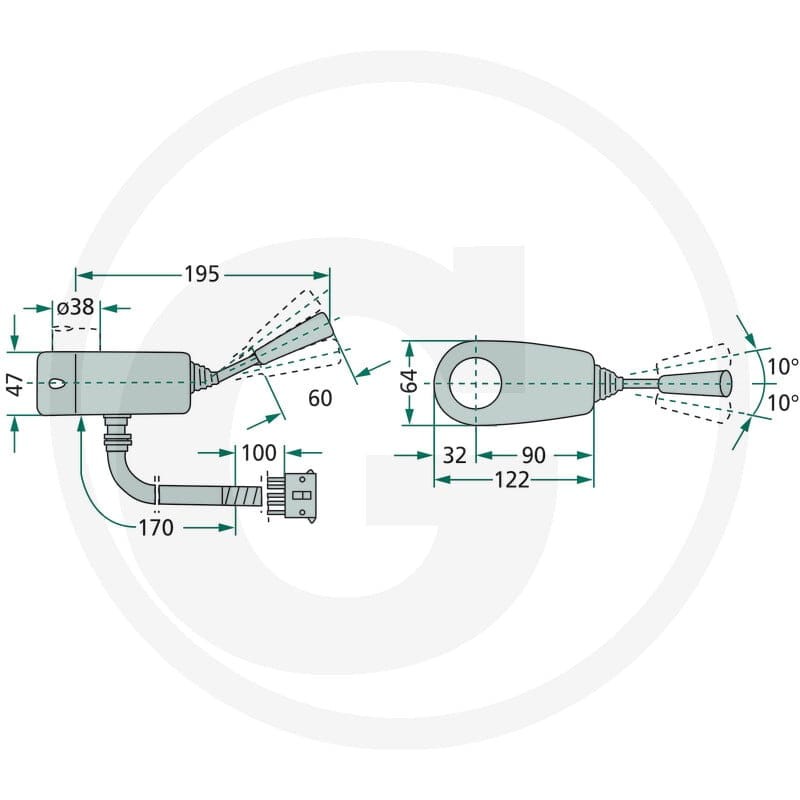 Cobo Przełącznik kierunku jazdy 22701268000 - Sklep PoltechParts