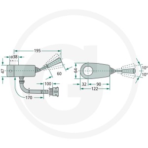 Cobo Przełącznik kierunku jazdy 22701268000