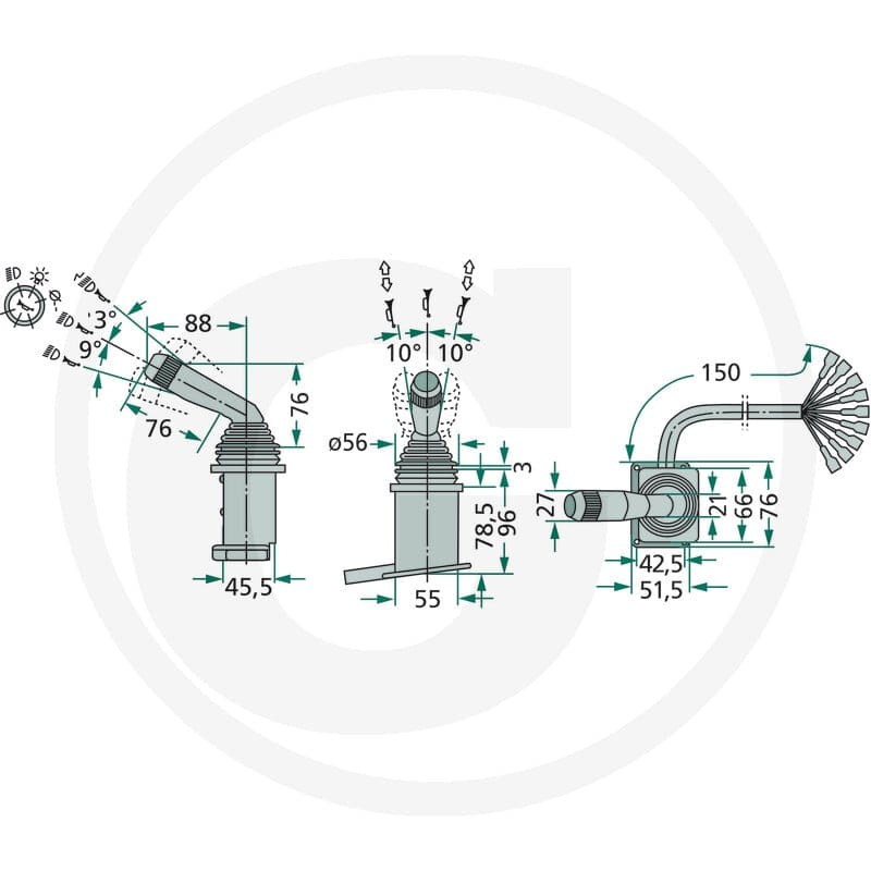 Cobo Przełącznik wielofunkcyjny 22701292000 - Sklep PoltechParts