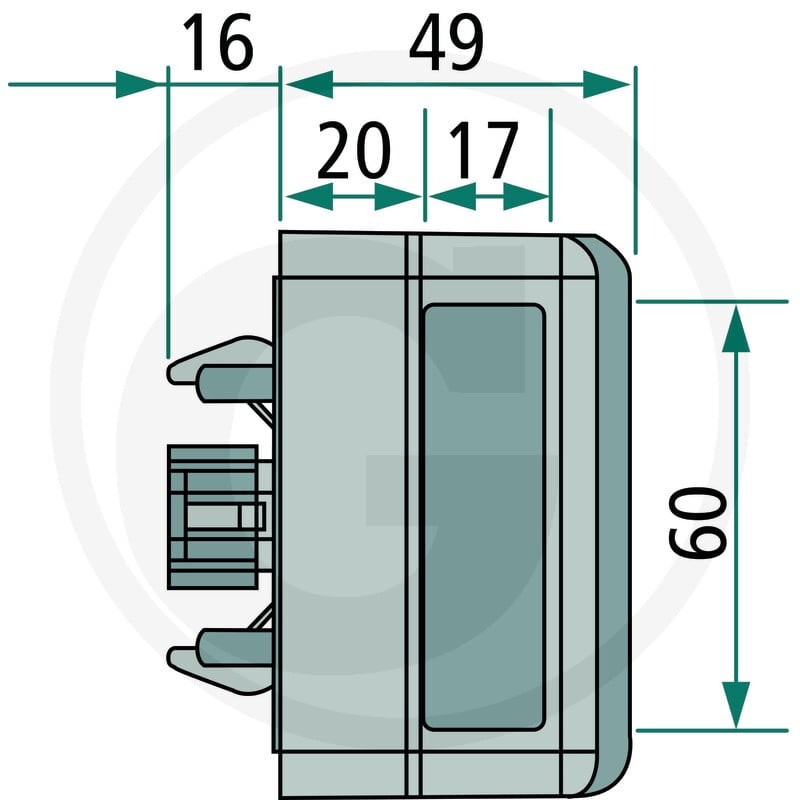 Cobo Lampa oświetlenia tablicy rejestracyjnej 2270210330000 - Sklep PoltechParts