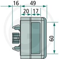 Cobo Lampa oświetlenia tablicy rejestracyjnej 2270210330000 - Sklep PoltechParts