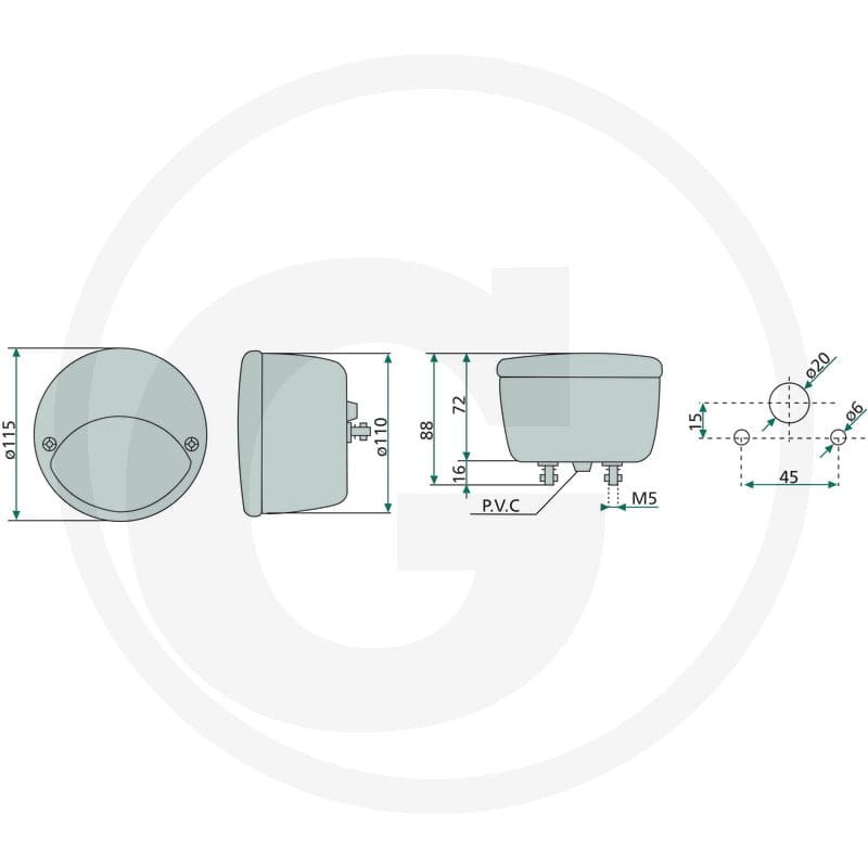 Cobo Lampa tylna 2270211930000 - Sklep PoltechParts
