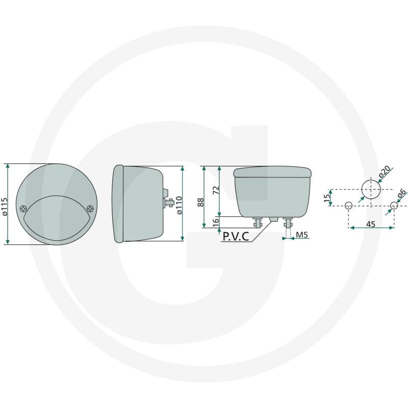 Cobo Lampa tylna 22702260000 - Sklep PoltechParts