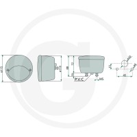 Cobo Lampa tylna 22702260000 - Sklep PoltechParts