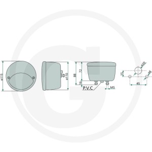 Cobo Lampa tylna 22702260000