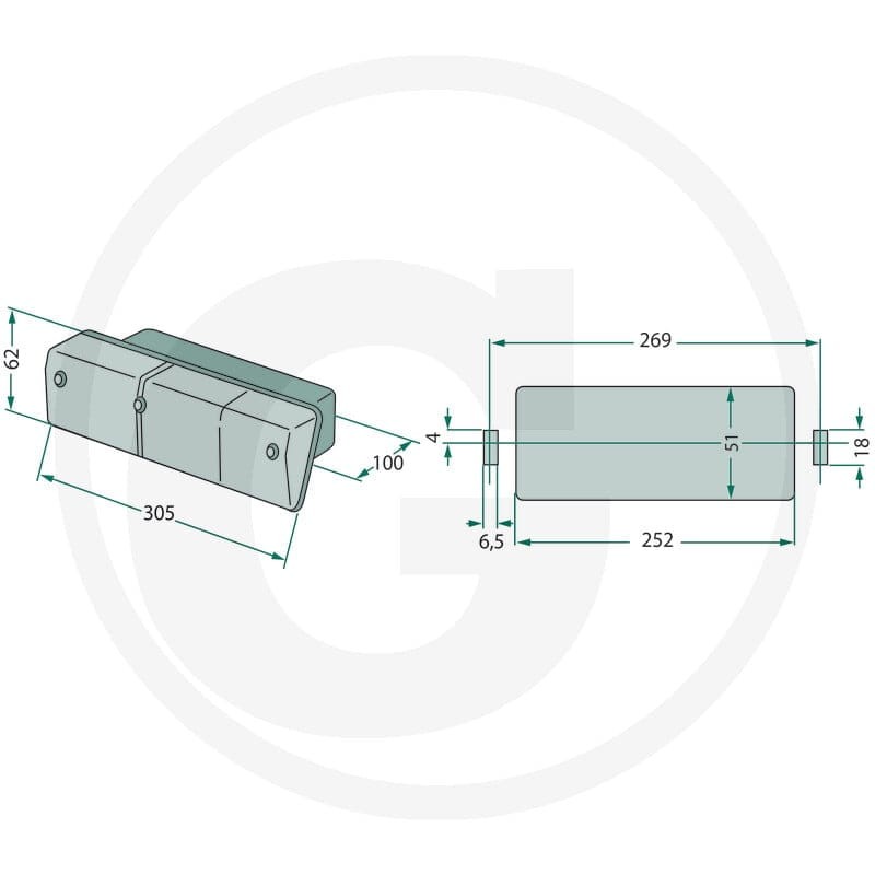 Cobo Lampa tylna 22702351000 - Sklep PoltechParts