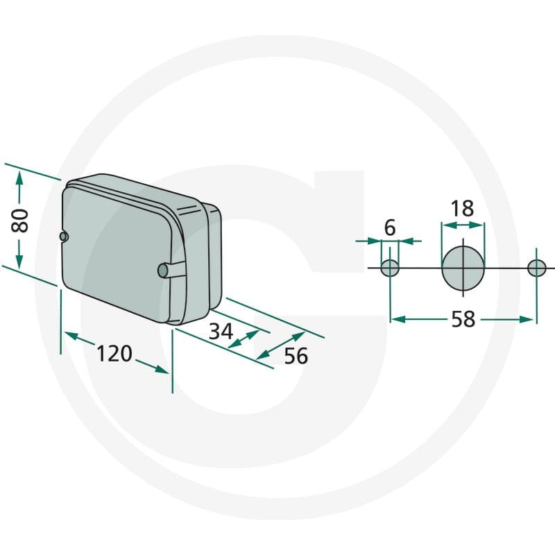 Cobo Lampa tylna 22702394000 - Sklep PoltechParts