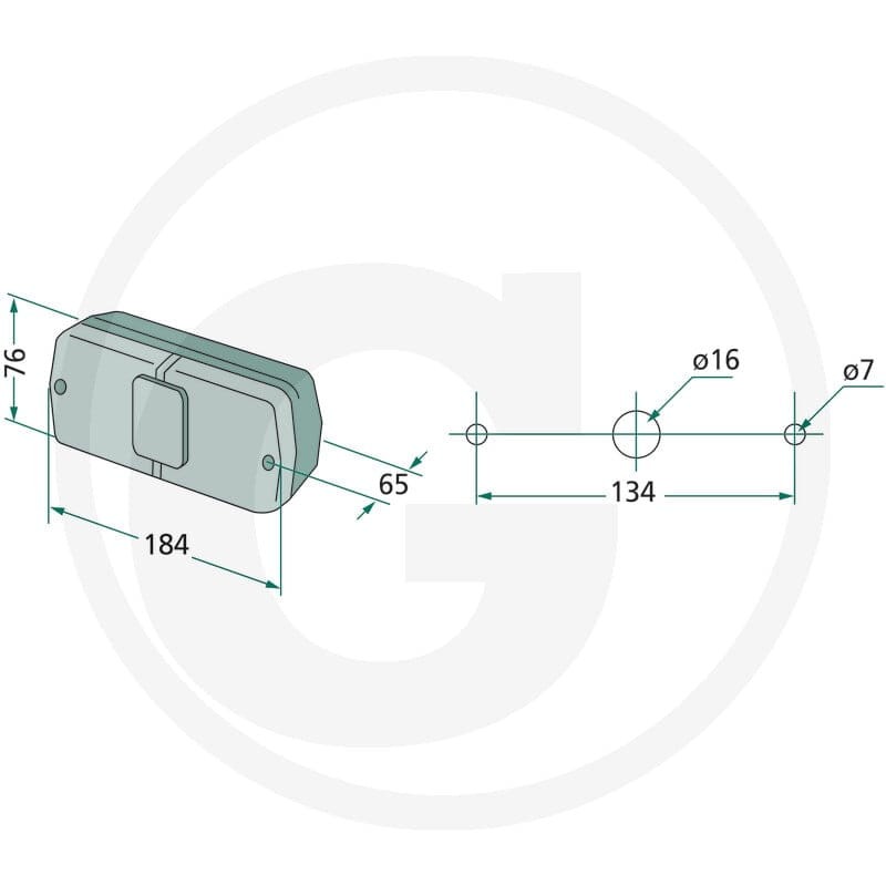 Cobo Lampa tylna 22702430000 - Sklep PoltechParts