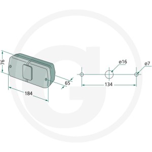 Cobo Lampa tylna 22702430000