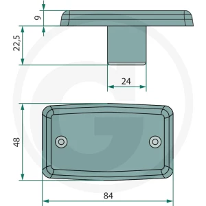 Cobo Lampa obrysowa boczna 22704205000