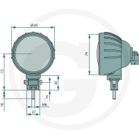 Cobo Reflektor roboczy 2270506980000 - Sklep PoltechParts