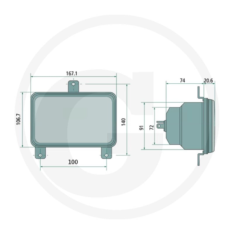 Cobo Reflektor kierunkowy 2270507950000 - Sklep PoltechParts
