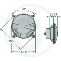 Cobo Reflektor kierunkowy 22705172000 - Sklep PoltechParts