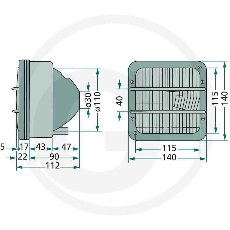 Cobo Reflektor kierunkowy 22705230000 - Sklep PoltechParts