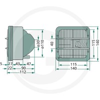 Cobo Reflektor kierunkowy 22705230000 - Sklep PoltechParts