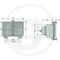 Cobo Reflektor kierunkowy 22705291000 - Sklep PoltechParts