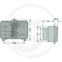 Cobo Reflektor kierunkowy 22705371000 - Sklep PoltechParts