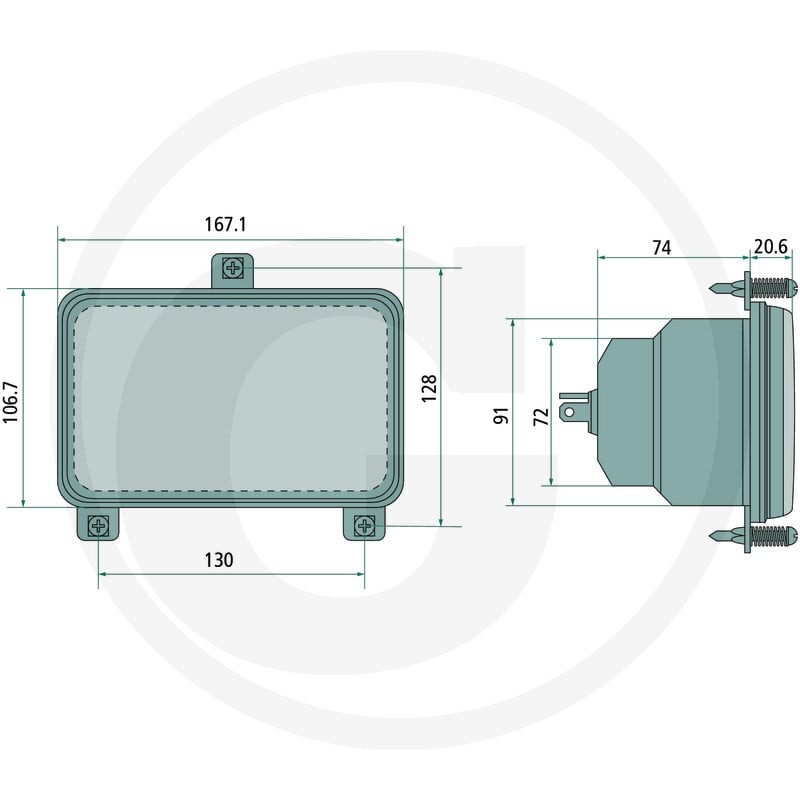 Cobo Reflektor kierunkowy 22705376000 - Sklep PoltechParts