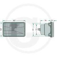 Cobo Reflektor kierunkowy 22705400000 - Sklep PoltechParts