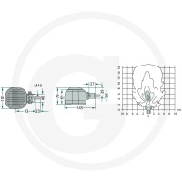 Cobo Reflektor roboczy 22705476000 - Sklep PoltechParts