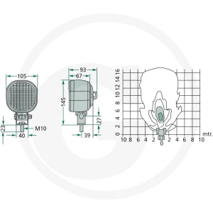 Cobo Reflektor roboczy 22705477000