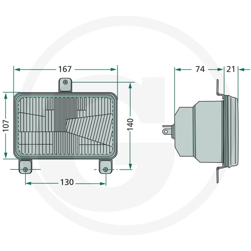 Cobo Reflektor kierunkowy 22705575000 - Sklep PoltechParts