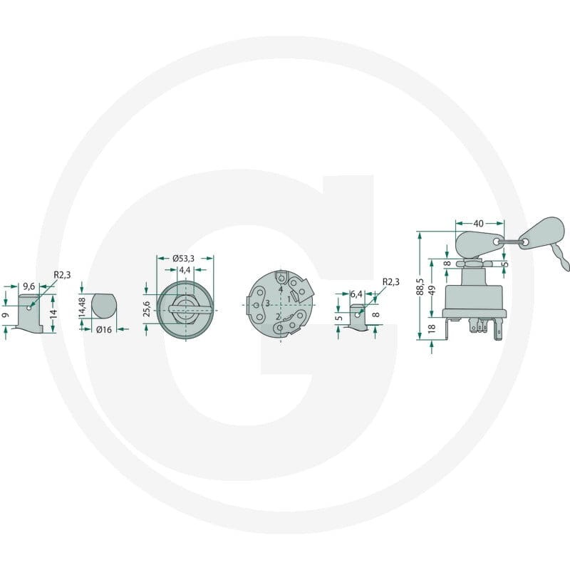 Cobo Włącznik zapłonu 22714188000 - Sklep PoltechParts