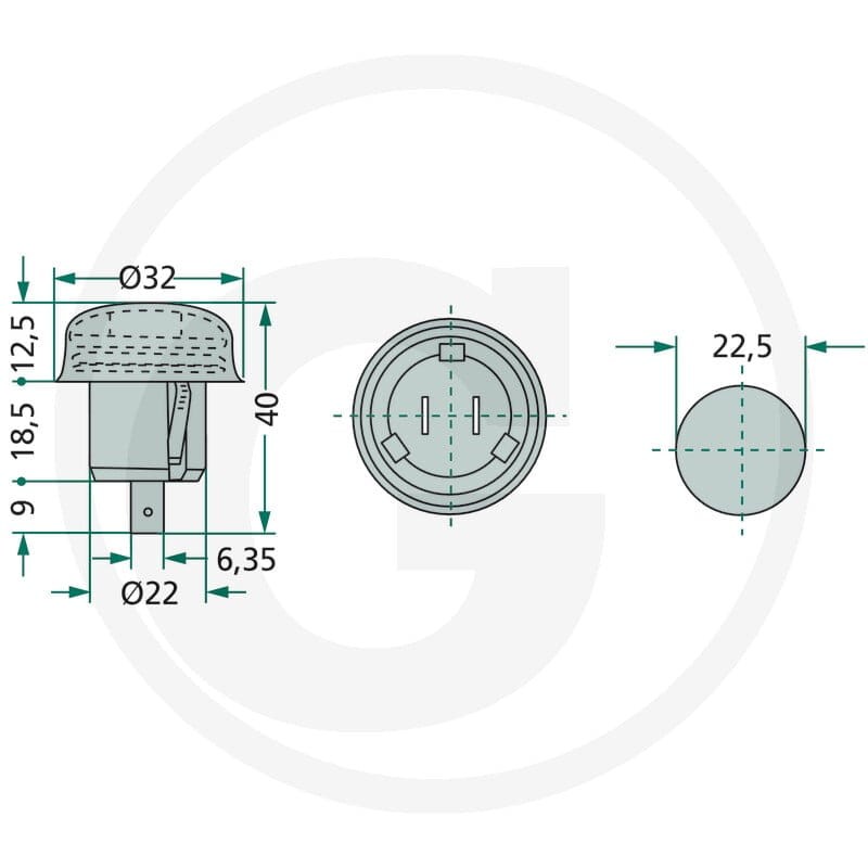 Cobo Włącznik sterowniczy 22717105000 - Sklep PoltechParts