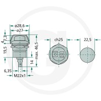 Cobo Włącznik sterowniczy 22717153000 - Sklep PoltechParts
